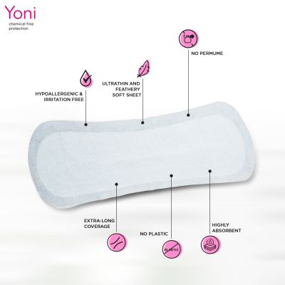 Yoni: Organic Cotton Panty Liners-Regular (24 pcs)