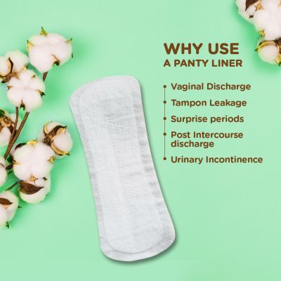 Yoni: Organic Cotton Panty Liners-Regular (24 pcs)