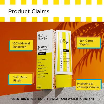 SunScoop: Mineral Sunscreen SPF 50 - 45gm