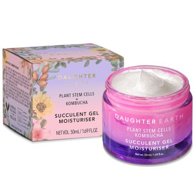 Daughter Earth: Succulent Gel Moisturiser with Kombucha Essence + Plant Stem Cell Extracts - 50gm