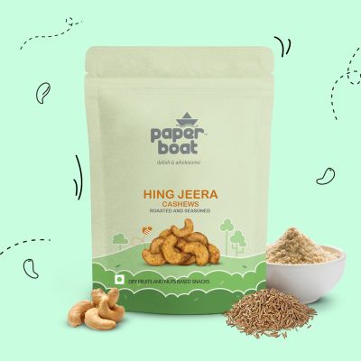 Paper Boat: Premium Roasted Hing Jeera Kaju Nuts -  200 gm