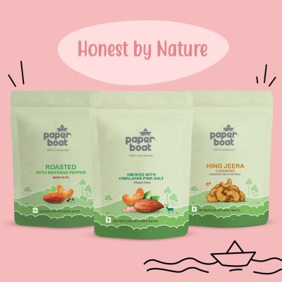 Paper Boat: Premium Roasted Hing Jeera Kaju Nuts -  200 gm