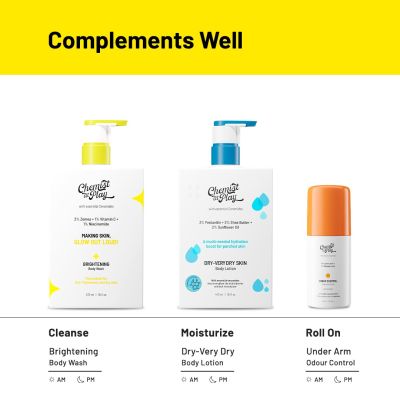 Chemist at Play: Brightening Body Wash with Ceramides 2% Zemea, 1% Vitamin C, 1% Niacinamide - 473ml