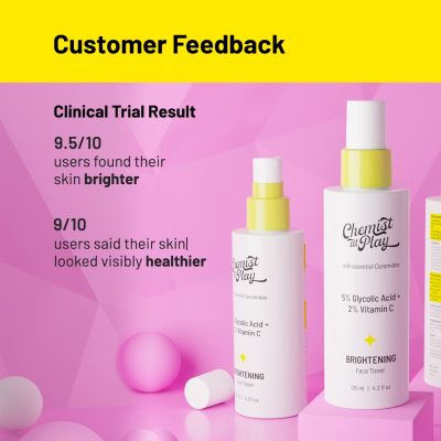 Chemist at Play: Brightening Face Toner with Ceramides - 125ml