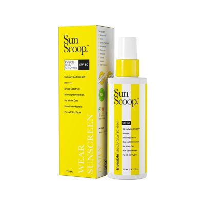 SunScoop: Invisible Body Sunscreen SPF 60 - 125 ml