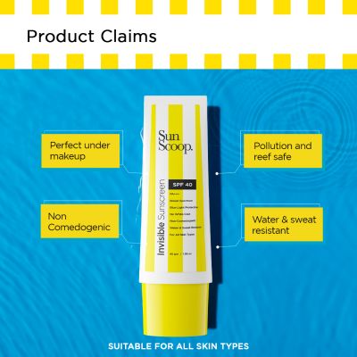 SunScoop: Invisible Sunscreen Cream SPF 40 - 45gm