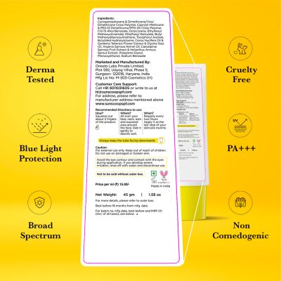 SunScoop: Invisible Sunscreen Cream SPF 40 - 45gm