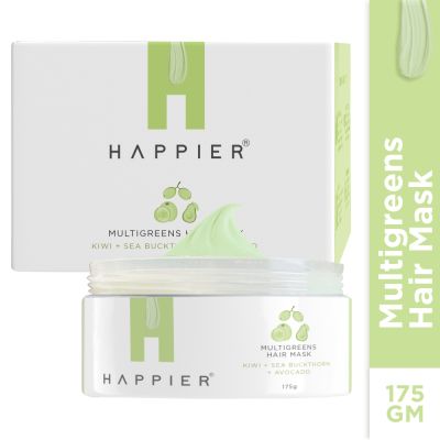 Happier: Multigreens Hair Mask - 175gm