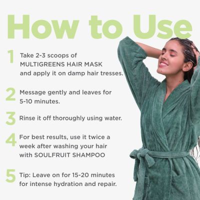 Happier: Multigreens Hair Mask - 175gm