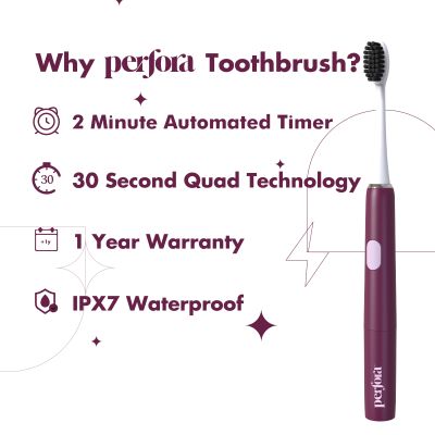 Perfora: Electric Toothbrush - Lush Plum