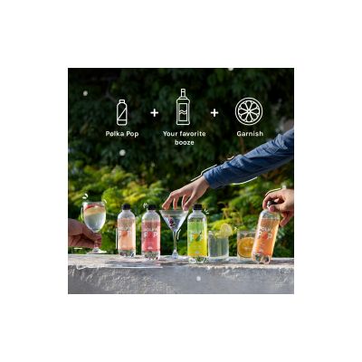 Polka Pop: Assorted Flavours - Pack of 12 (350ml Each)
