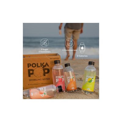 Polka Pop: Assorted Flavours - Pack of 12 (350ml Each)