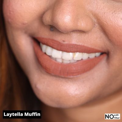 Wearified: Lip Frosting Matte Liquid Lipstick- Laytella Muffin
