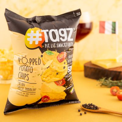 TagZ Foods: Italian Cheese Chips- Pack of 5