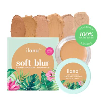 ilana: Soft Blur Cream Concealer & Foundation with SPF 50 - Sand Castle- 5gm