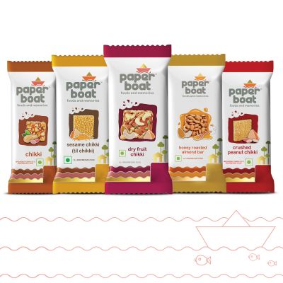 Paper Boat: Dry Fruit Chikki - Pack of 10 - 250g