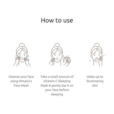 Himaira: Vitamin C Sleeping Mask - 50gm