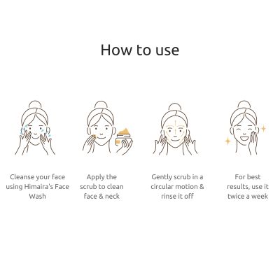 Himaira: Vitamin C Face Scrub - 50gm