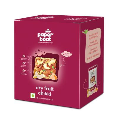 Paper Boat: Dry Fruit Chikki - Pack of 10 - 250g