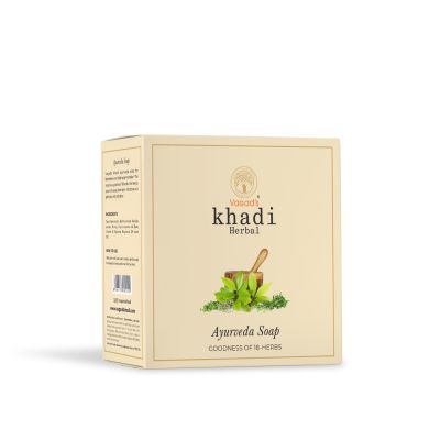 Vagad's Khadi: Ayurveda Soap - 100gm (Pack of 3)