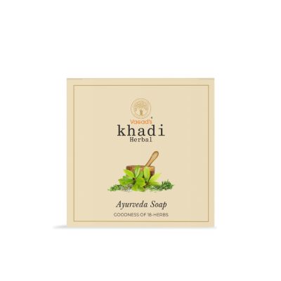 Vagad's Khadi: Ayurveda Soap - 100gm (Pack of 3)
