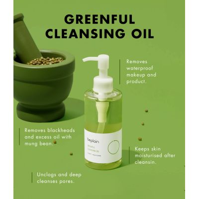 Beplain: Greenful Cleansing Oil - 200ml