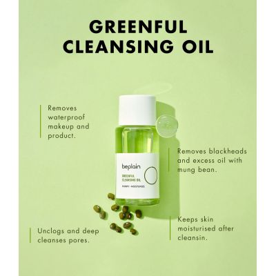 Beplain: Greenful Cleansing Oil - 20ml