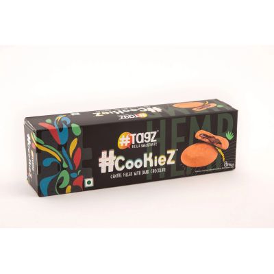 TagZ Foods: Hash CookieZ - Filled with Dark Chocolate (Pack of 6 with 8 Cookiez in Each Pack)