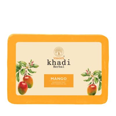 Vagad's Khadi: Mango Soap - 125gm (Pack of 3)