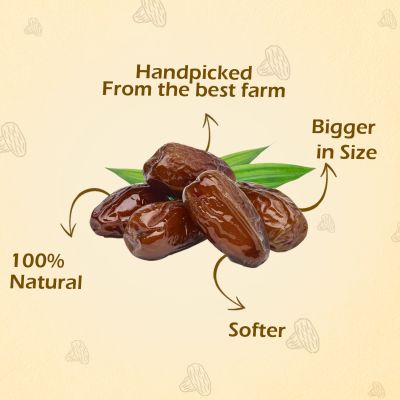 Ministry Of Nuts: Special KhenaizDates Premium Khajoor each - Pack of 3 - 200 gm each