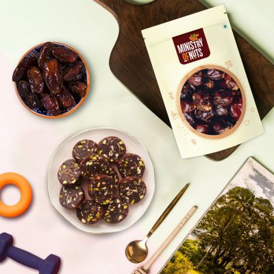 Ministry Of Nuts: Special KhenaizDates Premium Khajoor each - Pack of 3 - 200 gm each