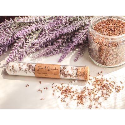 The Umbrella Store: French lavender Bath Salt Tube - 100gm