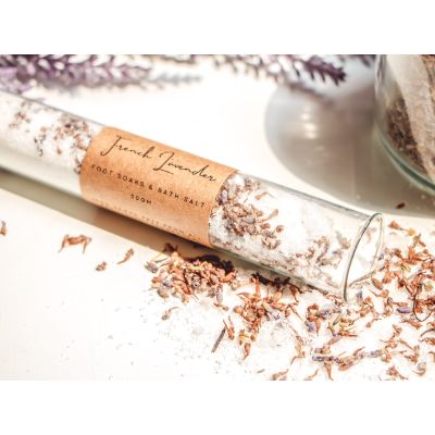 The Umbrella Store: French lavender Bath Salt Tube - 100gm