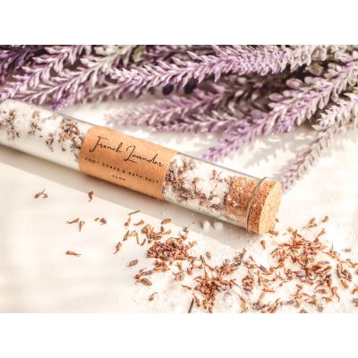 The Umbrella Store: French lavender Bath Salt Tube - 100gm