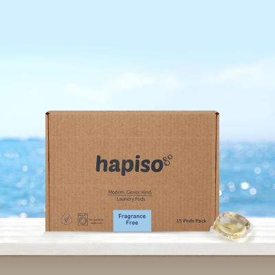 Hapiso: Fragrance Free Laundry Pods - Combo (Pack of 30 Pods)