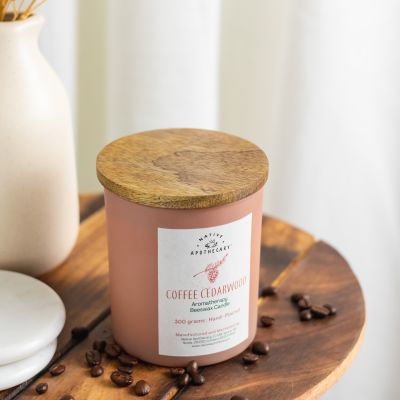 Native Apothecary : Coffee Cedarwood Candle Native Apothecary : Coffee Cedarwood Candle