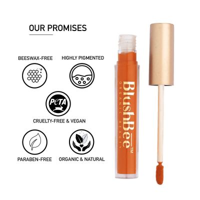 BlushBee Organic Beauty: Lip Nourishing Liquid Lipstick - 5ml