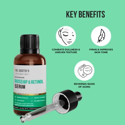 Dr. Sheth's: Rosehip & Retinol Serum - 30ml