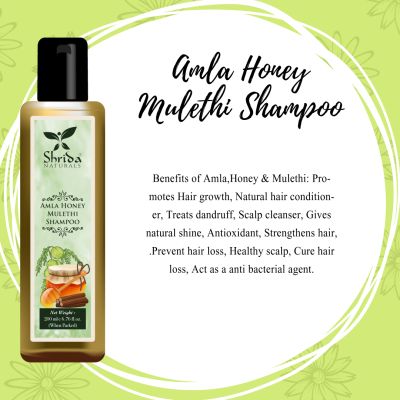 Shrida Naturals: Amla Honey Mulethi Shampoo