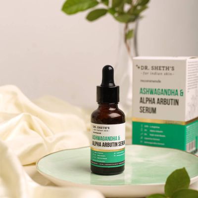 Dr. Sheth's: Ashwagandha & Alpha Arbutin Serum - 30ml