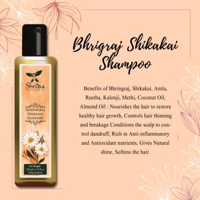 Shrida Naturals: Bhringraj Shikakai Shampoo