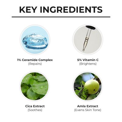 Dr. Sheth's: Ceramide & Vitamin C Daily Brightening & Repair Cream - 30g