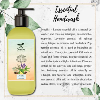 Shrida Naturals: Essential Hand Wash - 200ml