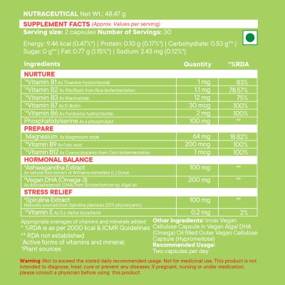 Wellbeing Nutrition: Slow | Fertility Support for Men - 60 Capsules