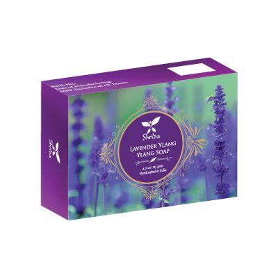 Shrida Naturals: Lavender Ylang Ylang Soap - 125gm