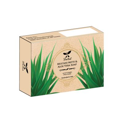 Shrida Naturals: Multani Mitti Aloe Vera Soap - 125gm