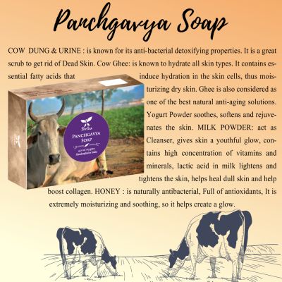 Shrida Naturals: Panchgavya Soap - 125gm
