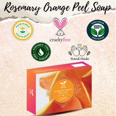 Shrida Naturals: Rosemary Orange Peel Soap - 125gm