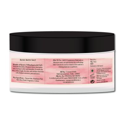 Shrida Naturals: Rose Bath Salt - 200gm