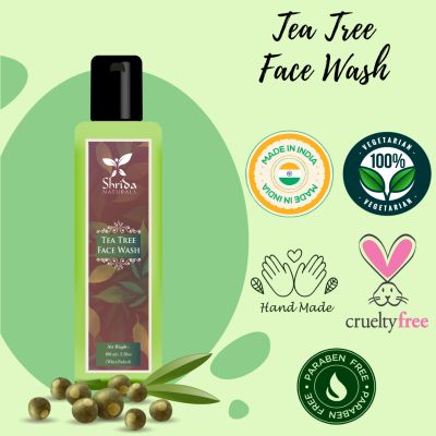 Shrida Naturals: Tea Tree Face Wash - 100ml